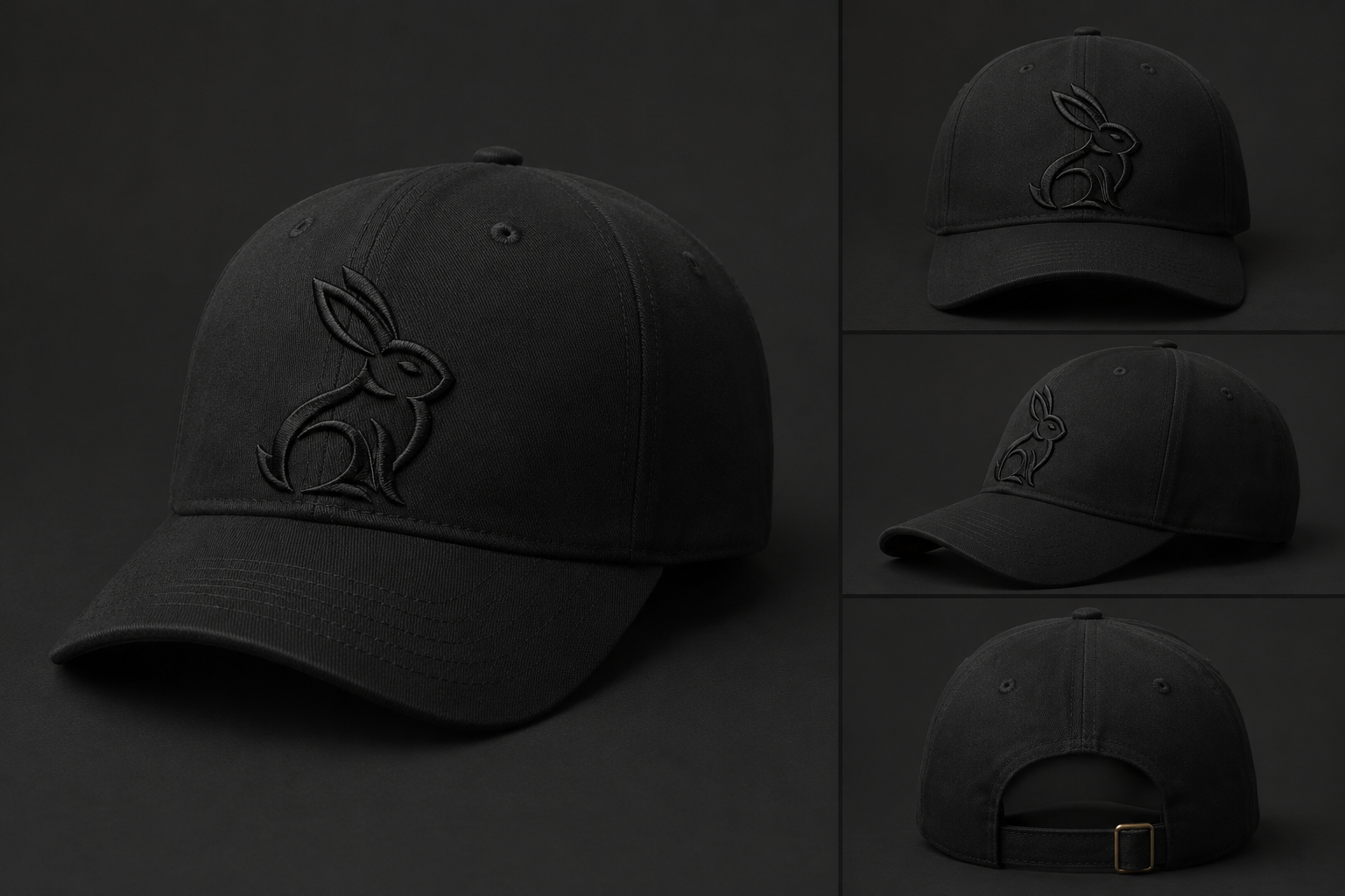 Shadow Rabbit Black Cap
